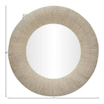 Meadow Jute Rope Framed Mirror in Natural