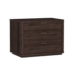 Evelyn 32" Nightstand (3-Drawer) in Brown