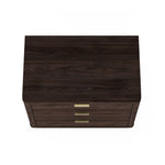Evelyn 32" Nightstand (3-Drawer) in Brown