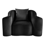 Destin Velvet Upholstered Chair in Black