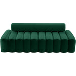 Melody 83.5" Velvet Upholstered Sofa in Green