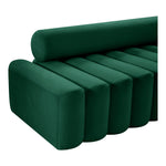 Melody 83.5" Velvet Upholstered Sofa in Green