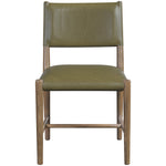 Andie Vegan Leather Upholstered Dining Chair in Olive