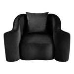 Destin Velvet Upholstered Chair in Black