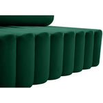Melody 83.5" Velvet Upholstered Sofa in Green