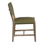 Andie Vegan Leather Upholstered Dining Chair in Olive