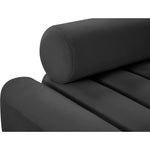 Melody 83.5" Velvet Upholstered Sofa in Grey