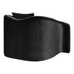 Destin Velvet Upholstered Chair in Black