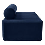 Melody 83.5" Velvet Upholstered Sofa in Navy