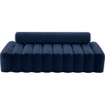 Melody 83.5" Velvet Upholstered Sofa in Navy