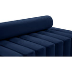 Melody 83.5" Velvet Upholstered Sofa in Navy