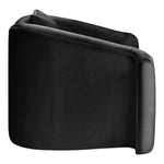 Destin Velvet Upholstered Chair in Black