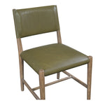 Andie Vegan Leather Upholstered Dining Chair in Olive