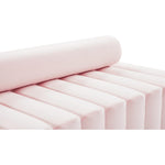 Melody 83.5" Velvet Upholstered Sofa in Pink