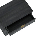 Evelyn 32" Nightstand (3-Drawer) in Charcoal Gray