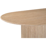 Messina 87" Travertine Dining Table (3 Boxes) in Natural