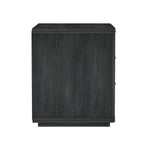 Evelyn 32" Nightstand (3-Drawer) in Charcoal Gray