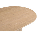Messina 87" Travertine Dining Table (3 Boxes) in Natural