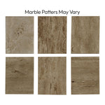 Messina 87" Travertine Dining Table (3 Boxes) in Natural