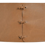 Andie Vegan Leather Upholstered Counter Stool in Cognac