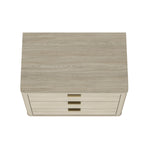Evelyn 32" Nightstand (3-Drawer) in Natural