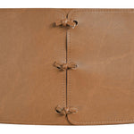 Andie Vegan Leather Upholstered Counter Stool in Cognac