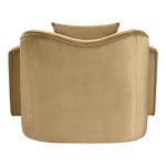 Destin Velvet Upholstered Chair in Camel