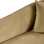 Destin Velvet Upholstered Chair in Camel