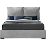 Misha Fabric Upholstered Queen Bed (3 Boxes) in Grey
