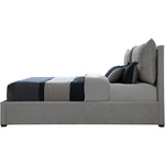 Misha Fabric Upholstered Queen Bed (3 Boxes) in Grey