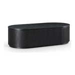 Moana Solid Wood Storage Coffee Table in Black