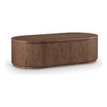 Moana Solid Wood Storage Coffee Table in Brown