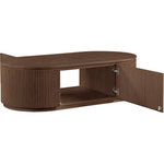 Moana Solid Wood Storage Coffee Table in Brown
