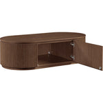Moana Solid Wood Storage Coffee Table in Brown