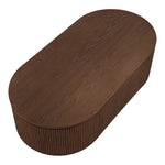 Moana Solid Wood Storage Coffee Table in Brown