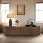Moana Solid Wood Storage Coffee Table in Brown