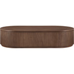 Moana Solid Wood Storage Coffee Table in Brown