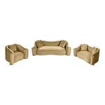 Destin Velvet Upholstered Chair in Camel