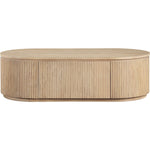 Moana Solid Wood Storage Coffee Table in Natural