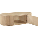Moana Solid Wood Storage Coffee Table in Natural