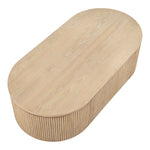 Moana Solid Wood Storage Coffee Table in Natural