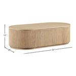 Moana Solid Wood Storage Coffee Table in Natural