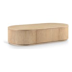 Moana Solid Wood Storage Coffee Table in Natural