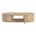 Moana Solid Wood Storage Coffee Table in Natural