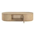 Moana Solid Wood Storage Coffee Table in Natural