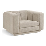 Modari Fabric Upholstered Chair in Beige