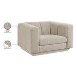 Modari Fabric Upholstered Chair in Beige