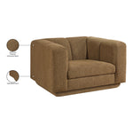 Modari Fabric Upholstered Chair in Brown