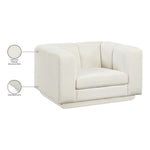 Modari Fabric Upholstered Chair in Cream