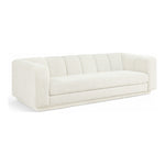 Modari 95" Fabric Upholstered Sofa in Cream